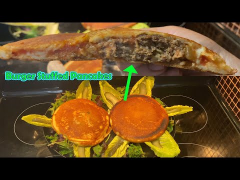 Burger Stuffed Pancakes with CucinaPro Stuffed Pancake Maker 🍔 Cooking Gizmos