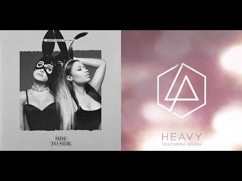 Side To Side ✖️ Heavy - Ariana Grande VS Linkin Park ft. Kiiara [Mashup]