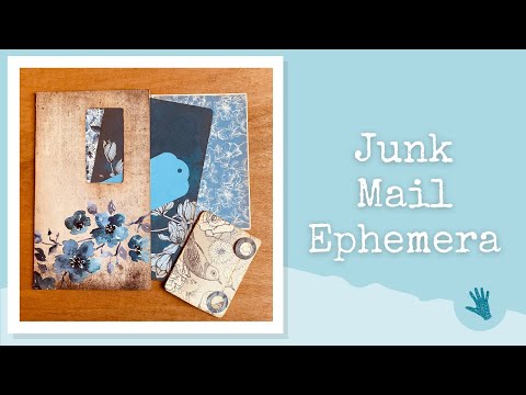 HOW TO COVER A JUNK MAIL ENVELOPE - Junk Journal Ephemera Tutorial