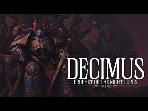 Warhammer 40K Lore: Decimus The Night Lord Prophet | Lore To Sleep To