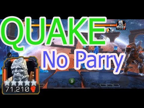 Quake vs Korg MCOC Solo Kill | Fighting with Korg