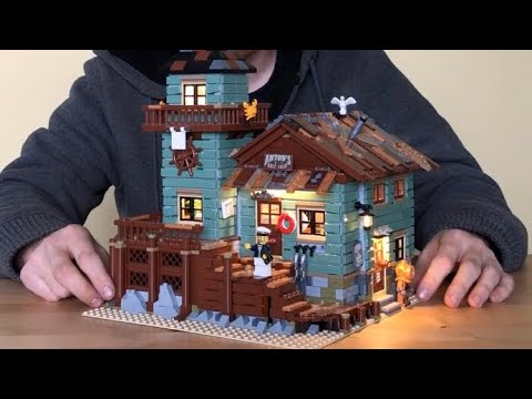 LEGO # 21310 💡 Old Fishing Store with Lights!