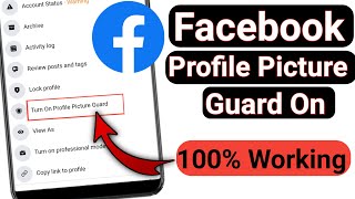 How To Turn On Facebook Profile Picture Guard | New Setting Update 2024