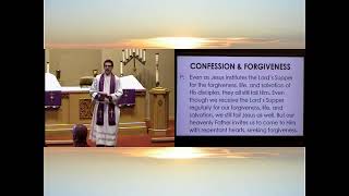 April 14, 2022 Maundy Thursday Worship Service