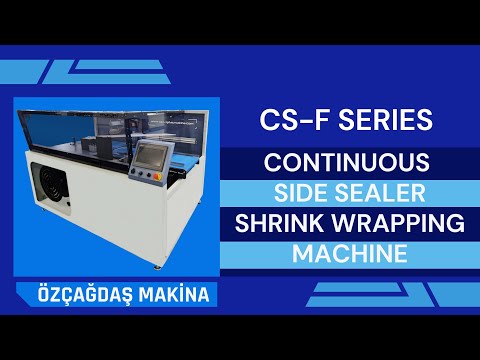Continuous side sealer shrink wrapping machine - CS-F series