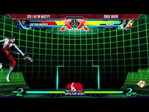 CFD 10/12 UMVC3 Winner's Finals CFD|Hi I'm Nastyy vs Erick Green