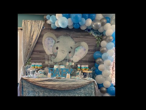 Elephant theme Baby Shower