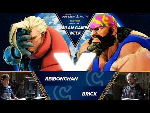 Bonchan (Nash) vs Brick (Zangief) - EU Regional Finals 2016 - Day 1 Qualifiers