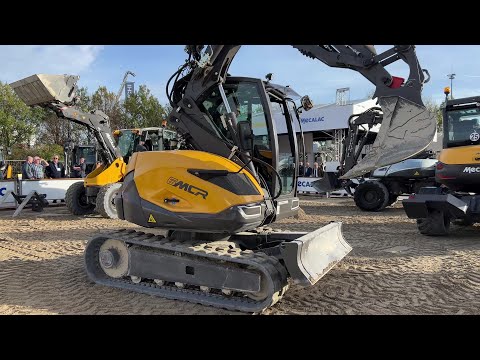 Mecelac Show At Bauma - Zero Emission Excavators, Swing Loaders, Zero Emission Site Dumpers - 4k