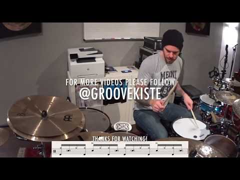 60 Second Drum Lesson | 16th notes groove idea