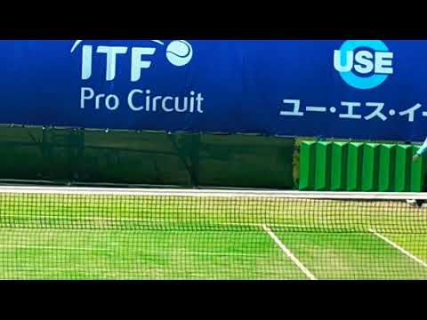 (本戦)久留米市ユー・エス・イーカップ国際女子テニス2018 Naomi BROADY,Asia MUHAMMAD vs Momoko KOBORI,Hiroko KUWATA