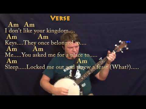 Look What You Made Me Do (Taylor Swift) Banjo Cover Lesson in Am with Chords/Lyrics
