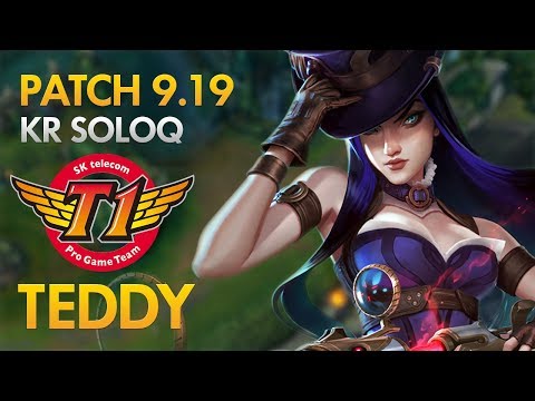SKT T1 Teddy - Caitlyn Bot Lane - KDA 16/4/11