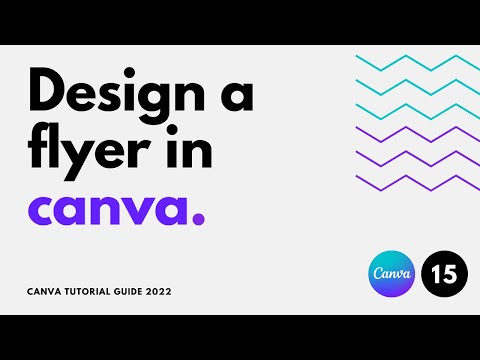 How to design a flyer in 4 mins | Canva Guide | #Canva Tutorial 2022 #15