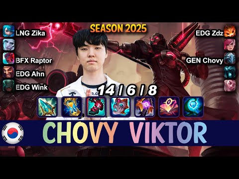 GEN Chovy VIKTOR vs YONE Mid - Patch 15.7 KR Ranked | lolrec