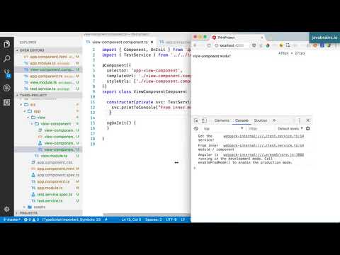 Angular 6 Basics 22 - Service Injection Context