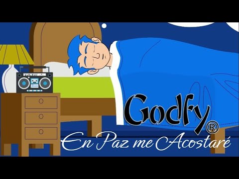 Godfy  - En Paz me Acostaré (Música Infantil Cristiana Para Dormir) | Audio Oficial con Letra