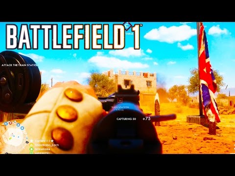 Battlefield 1 Gameplay Walkthrough Part 1 - Conquest + Horses!!