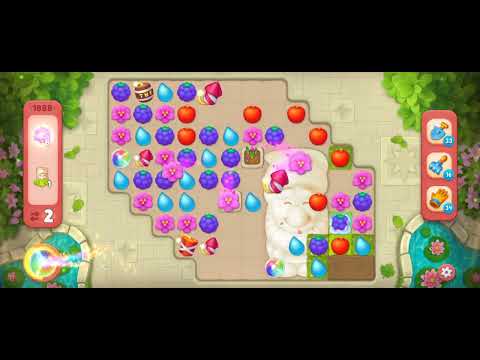 Gardenscapes Level 1888 [No booster] [Hard Level] #androidgameplay #gardenscapesgame #tranding #hard