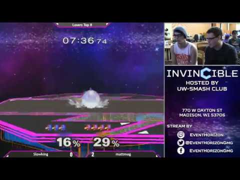 Invincible - Slowking vs mattmog - Melee Singles Losers Bracket Top 8