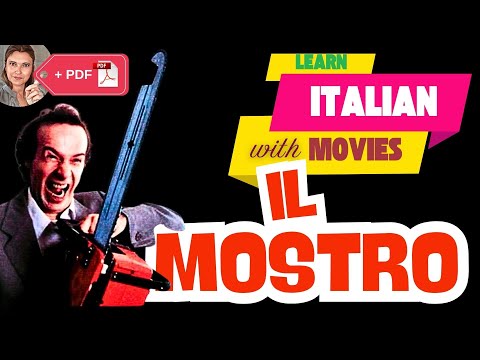 📽LEARN ITALIAN WITH MOVIES - ROBERTO BENIGNI'S MONSTER.🎞😂#italianmovies #learnitalianwithmovies