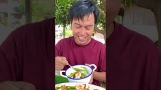 ผัดผักกระเฉดชะลูดน้ำผัดกุ้งสด  อยากบอกว่าอร่อยได้ดั่งใจมากครับ | สไตล์นายแทน