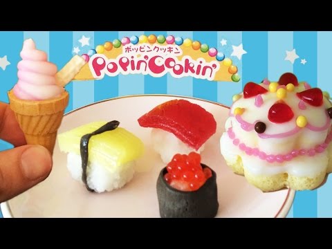 Popin Cookin Icecream, Sushi, Cake Kracie #3 #5 #2 HOW TO COOK THAT
