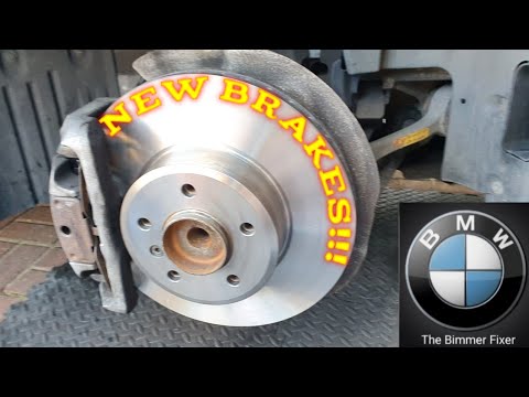 How to Change Front Brake Rotors/Disc's and Pads BMW 525i e60/e61