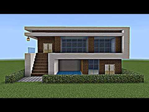 Create Mind-Blowing Modern House in Minecraft