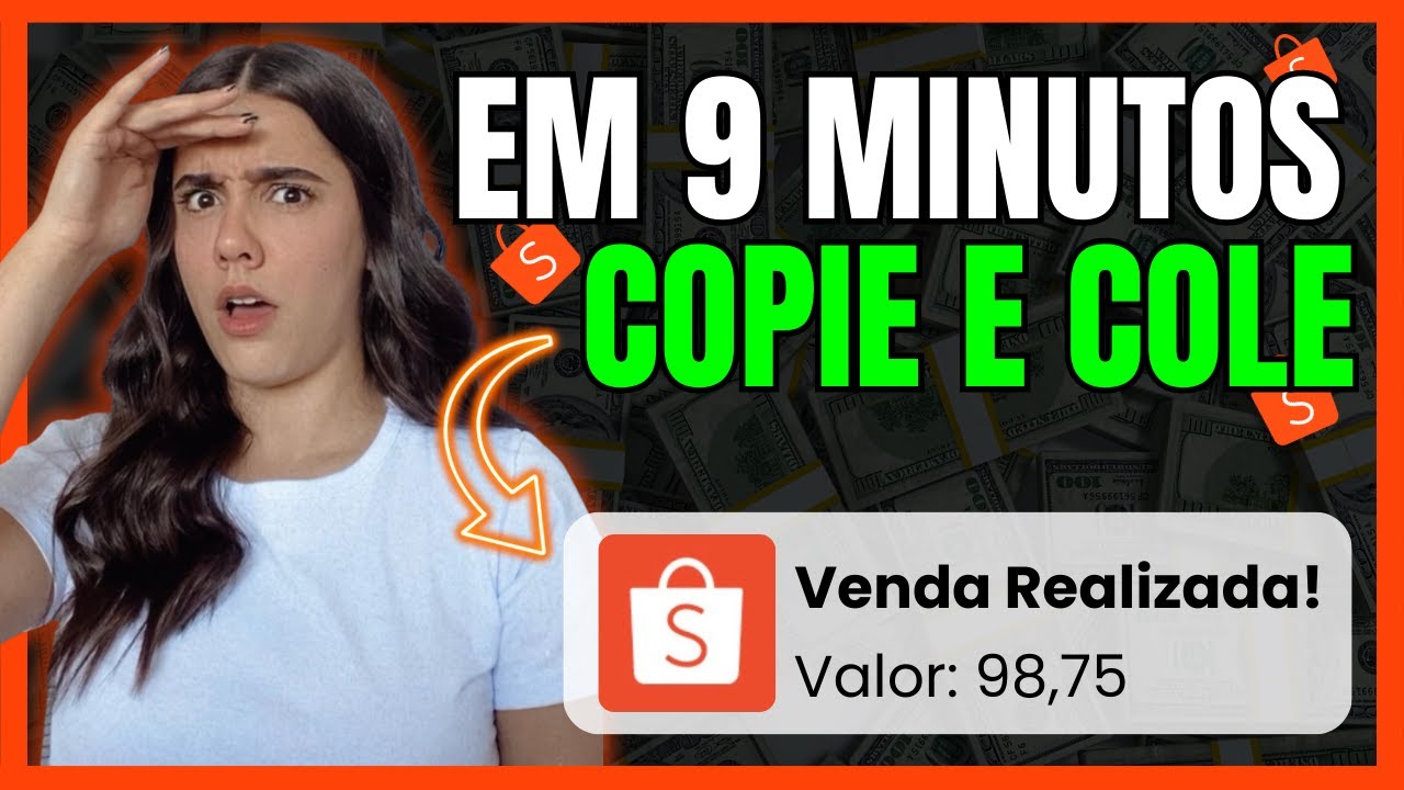 AFILIADO SHOPEE: COMO COMO FAZER SUA PRIMEIRA VENDA EM 9 MINUTOS [PASSO A PASSO]