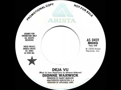 1980 Dionne Warwick - Deja Vu (mono radio promo 45)