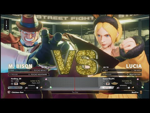 SFV Champion Edition 🔥 HotDog_29 (M. BISON) Vs GamerBee (LUCIA) 🔥 Online Match's 01-29-2023