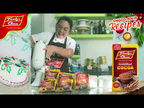 Chocolate Victoria Sponge Cake by Chef Dianne Torno | 7 Bakes to Christmas by Family's Choice