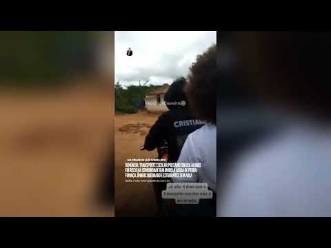 Denúncia: Transporte escolar precário coloca alunos em risco na Comunidade Quilombola Lagoa de Pedra; fumaça, ônibus quebrado e estudantes sem aula em Luís Gomes (RN)