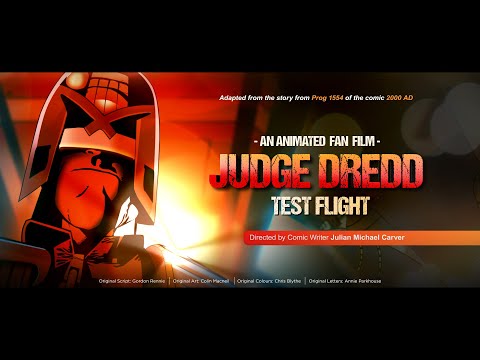 Judge Dredd: Test Flight - (2025) Animated Fan Film. Based on the story from Prog 1554 of 2000 AD