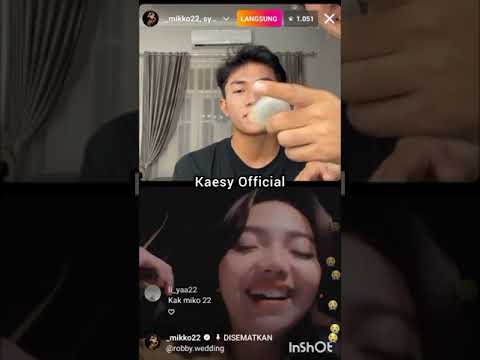 Syahiba Saufa & Mikkolas Live IG terbaru 2 Juni  2022 @kaesyofficial350