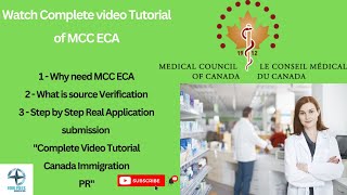 Medical Council of Canada | MBBS | ECA | Source Verification | Canada 🇨🇦 PR | Fee & Processing time