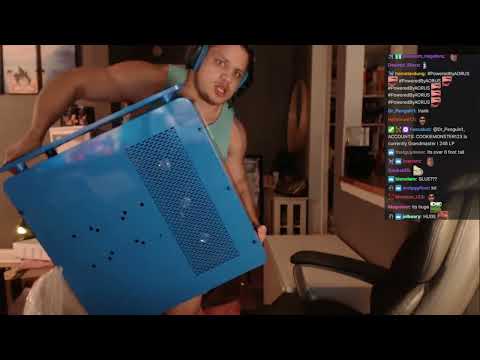 Tyler1 new PC unboxing