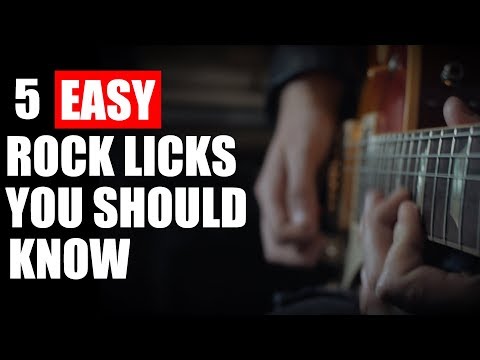 Beginner Guitar Rock Soloing Lesson | 5 EASY Rock Licks You Should Know!