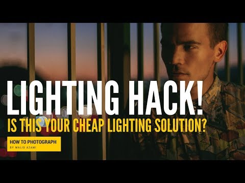 Affordable Lighting Hack (All Photographers Should Know) #LightingHack