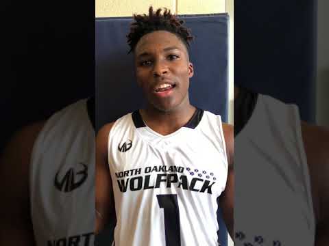 Wolfpack 17U/Chippewa Valley 2020 Myren Harris talks to The D Zone after his unreal performance