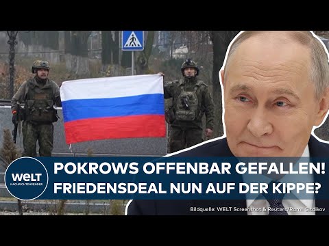 UKRAINE-KRIEG: Russland erklärt Pokrowsk für erobert! Putin sieht Weg für Vormarsch offen