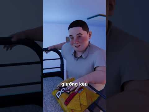 Anh ấy làm hỏng giường tầng 🛌