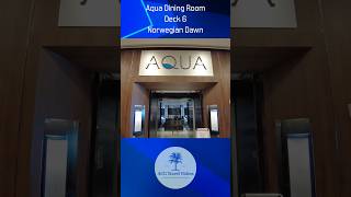 Aqua Dining Room - Deck 6 - Norwegian Dawn