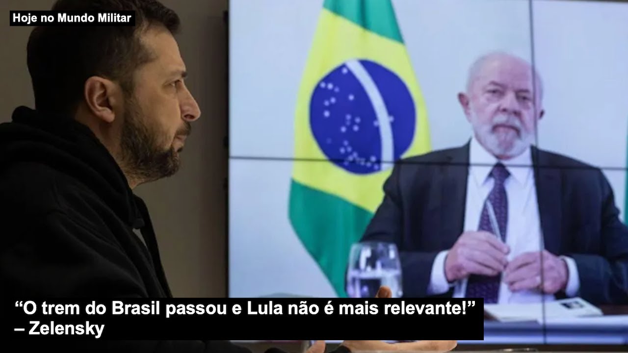 “O trem do Brasil passou e Lula não é mais relevante para negociar a guerra na Ucrânia” – Zelensky