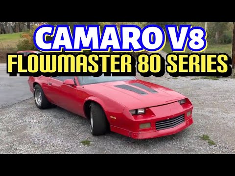 1987 Chevy Camaro V8 DUAL EXHAUST w/ FLOWMASTER 80 SERIES!