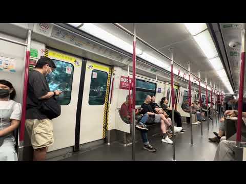 (風雨前夕) 港鐵東涌綫: CAF-Train (V609/V809)香港至荔景行車片段