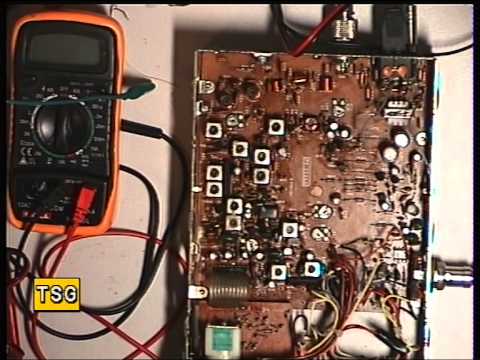 Audioline 341,  UK (27/81 band) CB radio (Mobile). Receiver Alignment