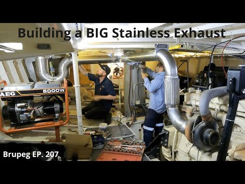 Building a BIG Stainless Exhaust - Project Brupeg Ep. 207