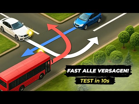 Who goes first at this intersection? Test your knowledge! | German traffic rules explained